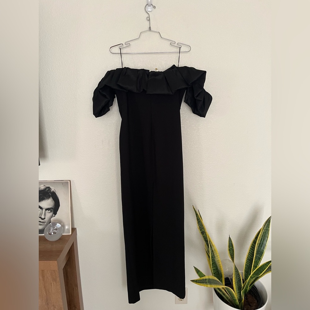 Likely Black Off-Shoulder Dress